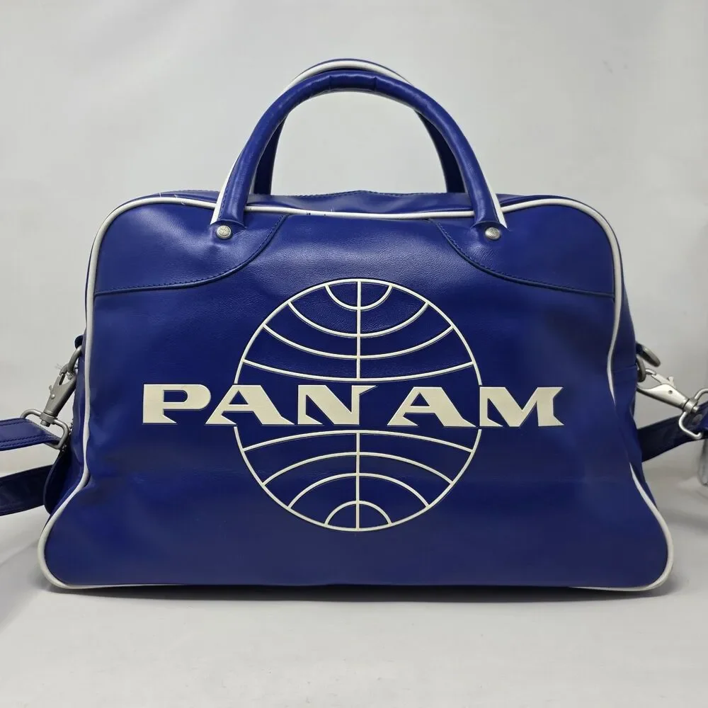PAN AM Airlines Orion Blue Weekender Shoulder Bag Carry-On Duffel Travel NWOT